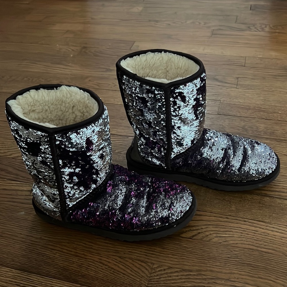 Reversible Sequin Ugg Boots